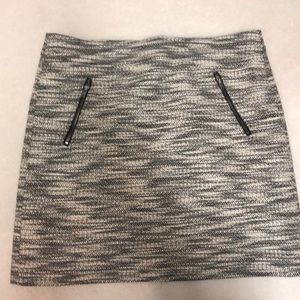 Loft Black & Cream Skirt